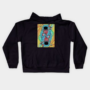 Spaceman tarot Kids Hoodie